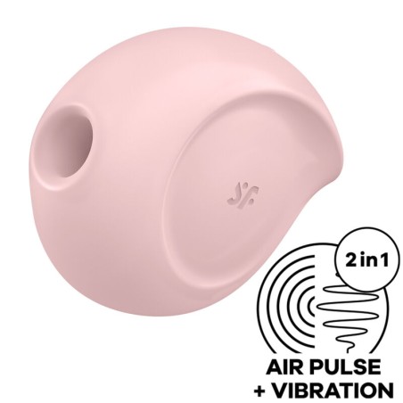 SATISFYER - SUGAR RUSH AIR PULSE STIMULATOR and VIBRATOR ROSA