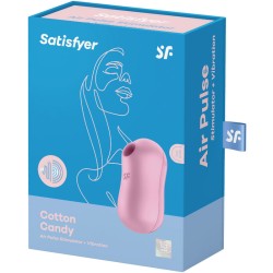 SATISFYER - COTTON CANDY AIR PULSE STIMULATOR and VIBRATOR LILAC