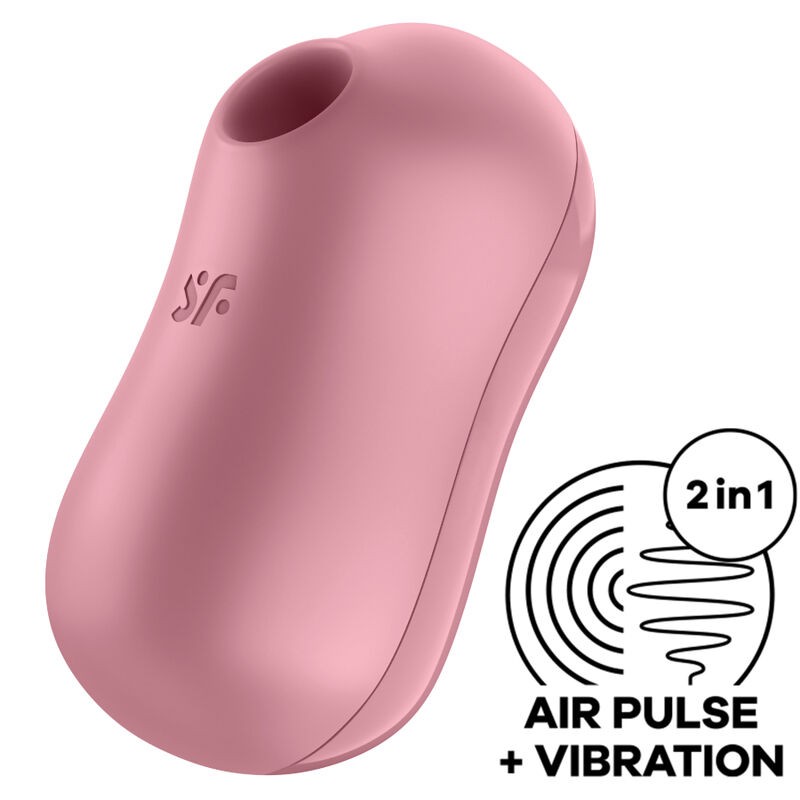 SATISFYER - COTTON CANDY AIR PULSE STIMULATOR and VIBRATOR LILAC