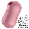 SATISFYER - COTTON CANDY AIR PULSE STIMULATOR and VIBRATOR LILAC