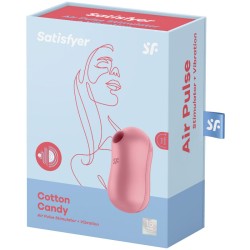 SATISFYER - COTTON CANDY AIR PULSE STIMULATOR and VIBRATOR LILAC