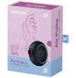 SATISFYER - STIMOLATORE E VIBRATORE A DOPPIO PRO TO GO 3 NERO SATISFYER - STIMOLATORE E VIBRATORE A DOPPIO PRO TO GO 3 NERO