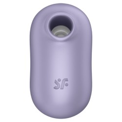 SATISFYER - PRO TO GO 2 DOUBLE AIR PULSE STIMULATOR and VIBRATOR VIOLET
