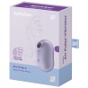 SATISFYER - PRO TO GO 2 DOPPELTER LUFTPULSSTIMULATOR and VIBRATOR VIOLETT