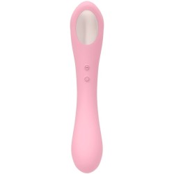 FEMINTIMATE - DAISY MASSAGER SUCTION AND VIBRATOR PINK