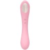 FEMINTIMATE - DAISY MASSAGER SUCTION AND VIBRATOR PINK