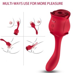 ARMONY - ROSELOVER CLITORIS SUCTION and STIMULATOR RED