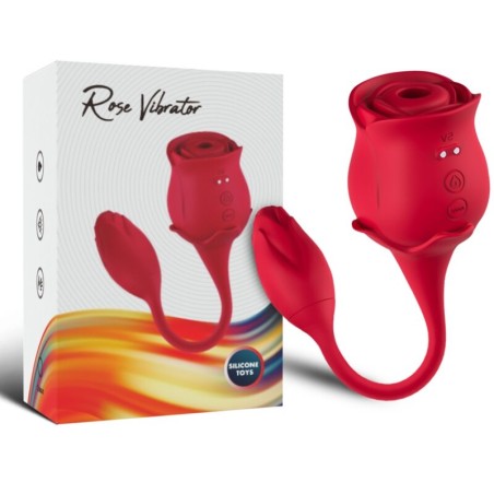 ARMONY - PINK CLITORIS SUCKER and VIBRATOR 10 MODES RED