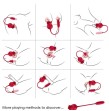 ARMONY - ROSELIP LICKING VIBRATING CLIT and VIBRATOR RED ARMONY - ROSELIP LICKING VIBRATING CLIT and VIBRATOR RED