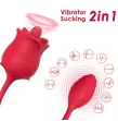 ARMONY - PINK 2 IN 1 SUCTION STIMULATOR and VIBRATOR 10 MODES WITH RED TAIL ARMONY - PINK 2 IN 1 SUCTION STIMULATOR and VIBRATOR 10 MODES WITH RED TAIL