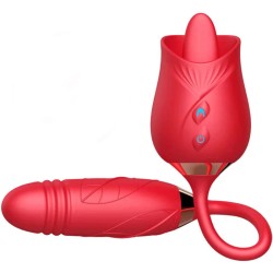 ARMONY - VIBRATEUR DE FLEUR DELIGHT and THUSTING AVEC LANGUE ROUGE