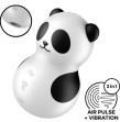 SATISFYER - POCKET PANDA STIMULATEUR and VIBRATEUR NOIR ET BLANC