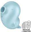 SATISFYER - SASSY SEAL STIMOLATORE E VIBRATORE BLU