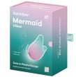 SATISFYER - MERMAID VIBES STIMULATEUR and VIBRATEUR MENTHE ET ROSE SATISFYER - MERMAID VIBES STIMULATEUR and VIBRATEUR MENTHE ET ROSE