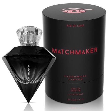 EYE OF LOVE - MATCHMAKER BLACK DIAMOND LGBTQ PERFUME FEROMONAS PARA ÉL 30 ML