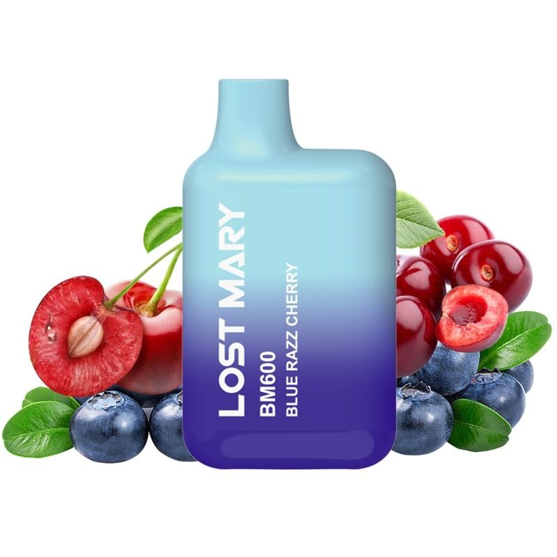 LOST MARY - BM600 NICOTINA VAPER 2 MONOUSO BLUE RAZZ CHERRY