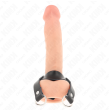 KINK - ANELLO PER PENE CON ANELLI A FORMA DI "D" 18,5 X 3,3 CM
