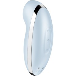 SATISFYER - TAP and CLIMAX 2 VIBRATOR and STIMULATOR BLUE