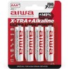 AIWA - X-TRA ALKALINE AAA ALKALINE BATTERY LR03 BLISTER4