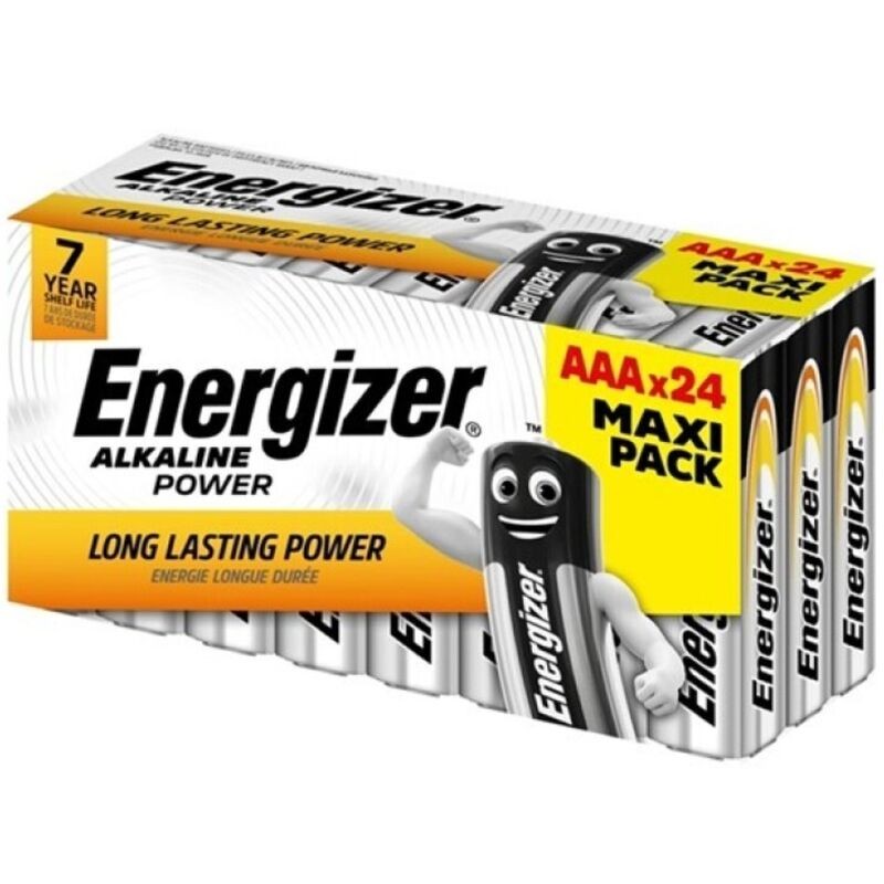 ENERGIZER - ALKALINE POWER AAA ALKALINE BATTERIE LR03 BOX24 (3 BOXEN8 BATTERIEN)