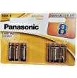 PANASONIC - BRONZE ALKALINE AAA BATTERY LR03 BLISTER8 PANASONIC - BRONZE ALKALINE AAA BATTERY LR03 BLISTER8