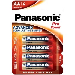 PANASONIC - PRO POWER ALKALINE AA BATTERY LR6 BLISTER4