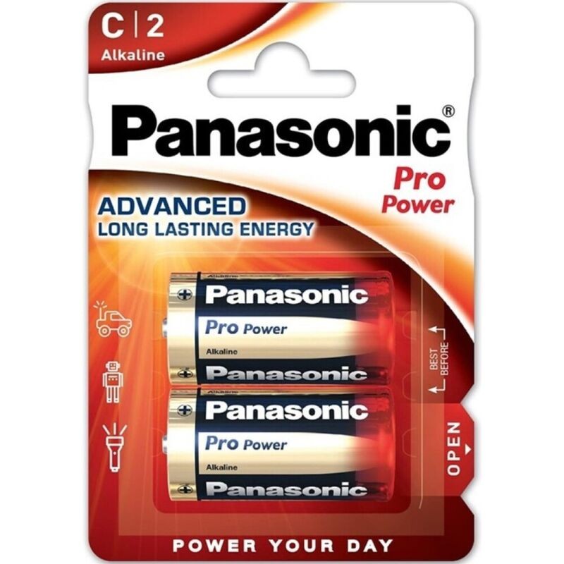 PANASONIC - PRO POWER ALKALINE C BATTERY LR14 BLISTER2