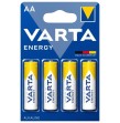 VARTA - ENERGY BATTERIA ALCALINA AA LR6 BLISTER4 VARTA - ENERGY BATTERIA ALCALINA AA LR6 BLISTER4