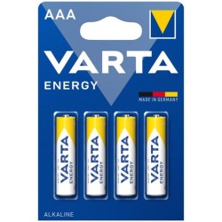 VARTA - PILE ALCALINE ENERGY AAA LR03 BLISTER4