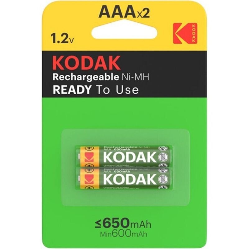 KODAK - BLISTER DE PILE RECHARGEABLE HR03 AAA 650mAh2