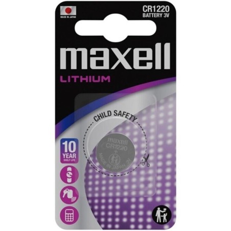 MAXELL - LITHIUM-KNOPFBATTERIE CR1220 3V BLISTER1