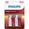 PHILIPS - PILE ALCALINE POWER C LR14 BLISTER2
