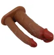 PRETTY LOVE - YAIRON DOUBLE PENIS SLEEVE WITH 4 CM EXTENSION MULATTO PRETTY LOVE - YAIRON DOUBLE PENIS SLEEVE WITH 4 CM EXTENSION MULATTO