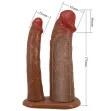 PRETTY LOVE - YAIRON DOPPIO GUAINA PER PENE CON ESTENSIONE 4 CM MULATTO PRETTY LOVE - YAIRON DOPPIO GUAINA PER PENE CON ESTENSIONE 4 CM MULATTO
