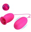 PRETTY LOVE - DAISY VIBRATING EGG CLITORIS STIMULATING TONGUE PINK PRETTY LOVE - DAISY VIBRATING EGG CLITORIS STIMULATING TONGUE PINK