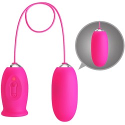 PRETTY LOVE - DAISY VIBRATING EGG CLITORIS STIMULATING TONGUE PINK