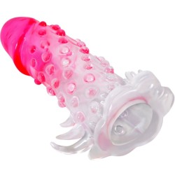 PRETTY LOVE - GAINE DAGRANDISSEMENT RÉALISTE WILFORD AVEC PÉNIS EN RELIEF ROSE