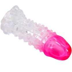 PRETTY LOVE - GAINE DAGRANDISSEMENT RÉALISTE WILFORD AVEC PÉNIS EN RELIEF ROSE