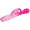 PRETTY LOVE - VIBRATEUR LAPIN MULTIFONCTION 3 EN 1 DEJON ROSE