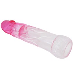 PRETTY LOVE - NERON REALISTIC 6 CM ENLARGEMENT SHEATH FOR PENIS PINK