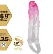 PRETTY LOVE - ODES FUNDA REALÍSTICA ALARGADORA DE 2 CM PARA PENE ROSA PRETTY LOVE - ODES FUNDA REALÍSTICA ALARGADORA DE 2 CM PARA PENE ROSA
