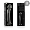 NEBULA SERIES BY IBIZA - MODELL 11 DILDO BOROSILIKATGLAS KLAR 16 CM -O- 3 CM