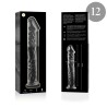 NEBULA SERIES BY IBIZA - MODELO 12 DILDO CRISTAL TRANSPARENTE 17 CM -O- 3.5 CM