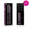 NEBULA SERIES BY IBIZA - MODELL 12 DILDO BOROSILIKATGLAS KLAR 17 CM -O- 3.5 CM