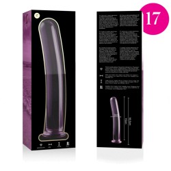 NEBULA SERIES BY IBIZA - MODELO 17 DILDO CRISTAL TRANSPARENTE 18.5 CM -O- 3 CM