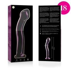 NEBULA SERIES BY IBIZA - MODELO 18 DILDO CRISTAL TRANSPARENTE 18.5 CM -O- 3.5 CM