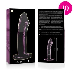 NEBULA SERIES BY IBIZA - MODELO 19 DILDO CRISTAL TRANSPARENTE 18.5 CM -O- 4 CM