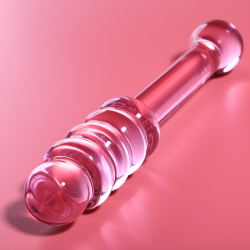 NEBULA SERIES BY IBIZA - MODELO 20 DILDO CRISTAL TRANSPARENTE 20.5 CM -O- 3 CM