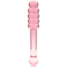 NEBULA SERIES BY IBIZA - MODEL 20 DILDO BOROSILICATE GLASS CLEAR 20.5 CM -O- 3 CM