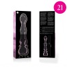 NEBULA SERIES BY IBIZA - MODELL 21 DILDO BOROSILIKATGLAS KLAR 20.5 CM -O- 3.5 CM
